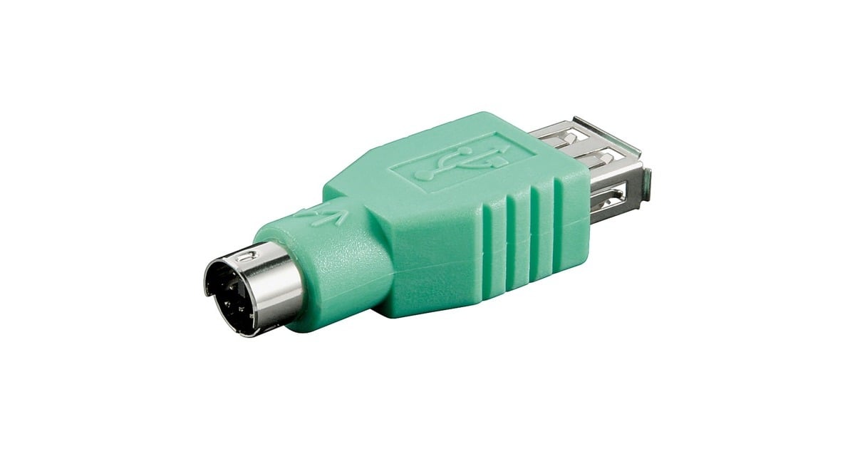 goobayAdapter PS/2 > USB  (Groen)