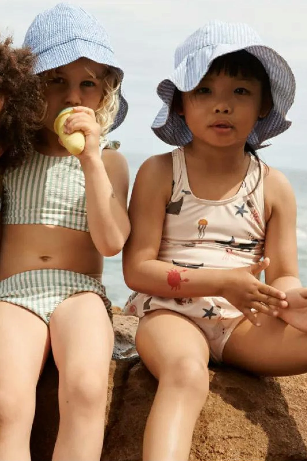 Liewood Amelia Stripe Sun Hat y d stripe riverside creme de la creme