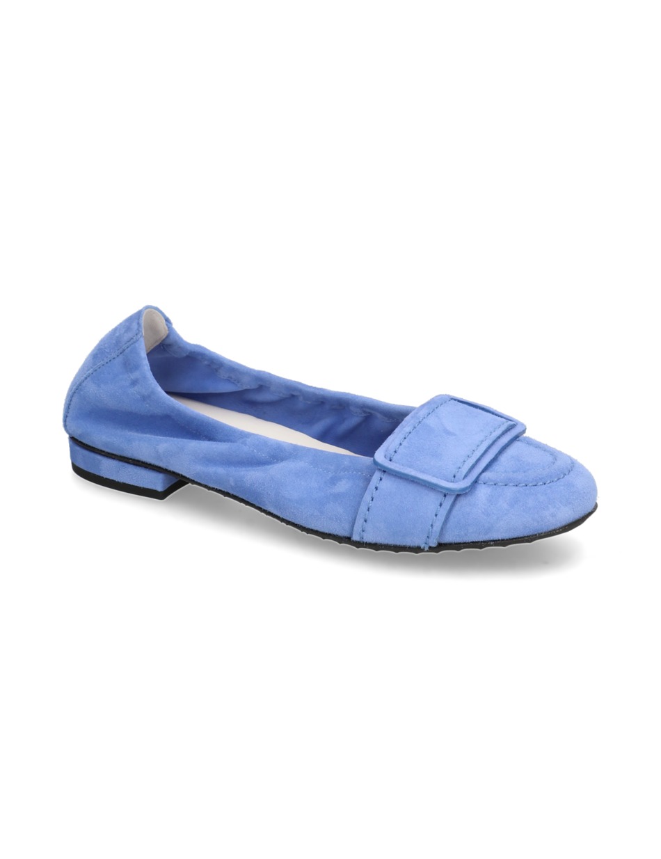 Veloursleder Ballerina