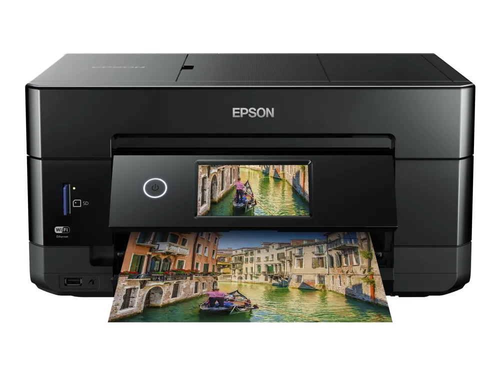 Epson Expression Premium XP-7100 Small-in-One - Multifunktionsprinter - farve - blækprinter - Legal (216 x 356 mm) (original) - A4/Legal (medie) - op til 11 spm (kopiering) - op til 15.8 spm (udskriver) - 120 ark - USB 2.0, Gigabit LAN, Wi-Fi(n) - so