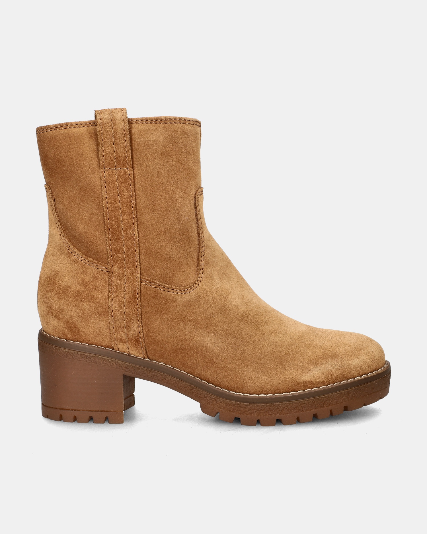 Nelson Rits- & gesloten boots  - cognac