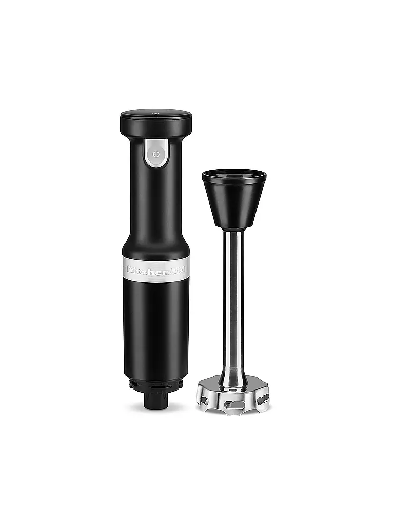 KITCHENAID Stabmixer mit Zubehör 5KHBV83EBM Matt Schwarz schwarz
