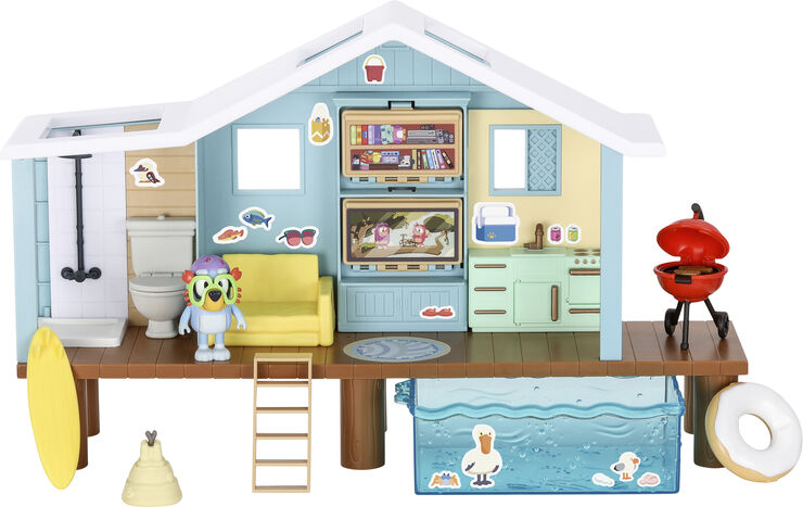 Bluey Bluey beach cabin