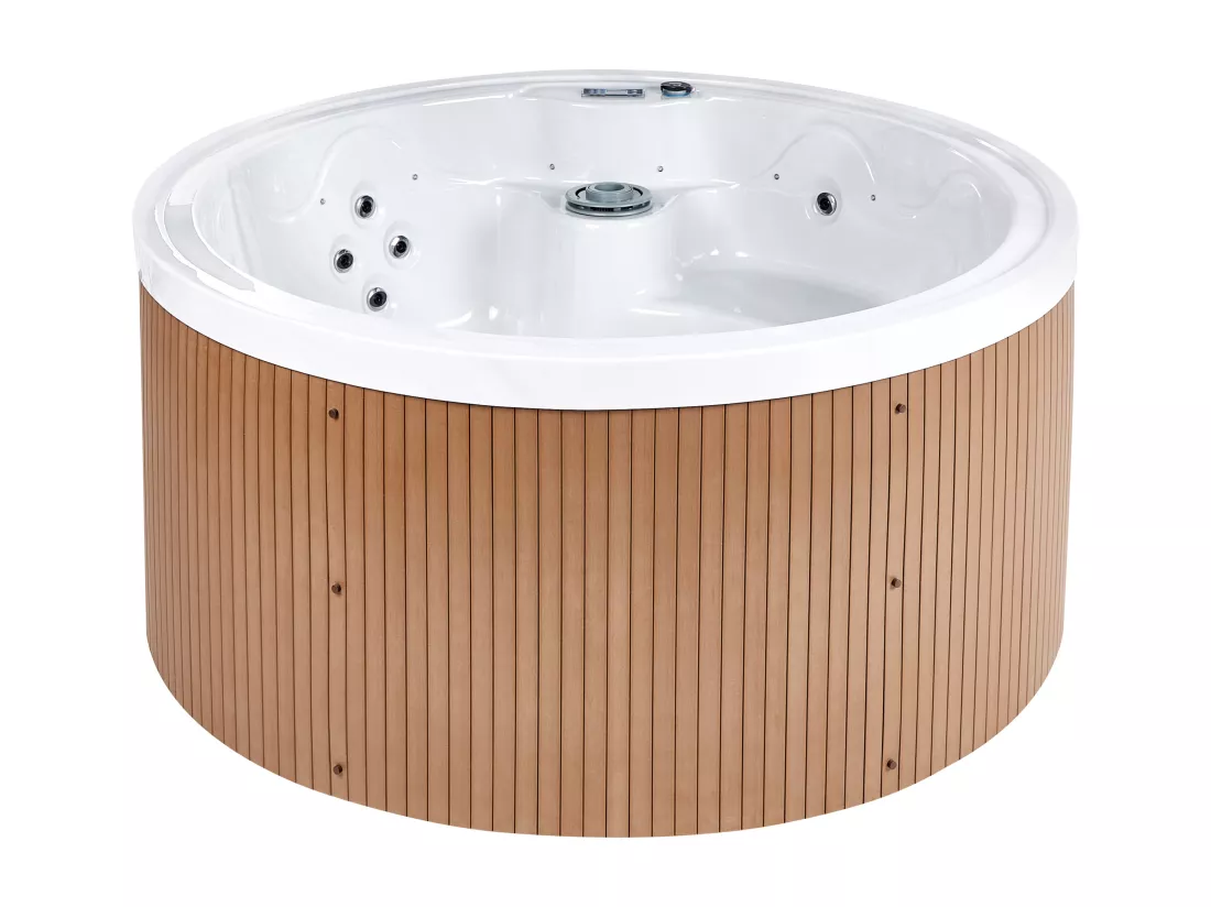 Spa d'extérieur avec LED MARFIL Blanc