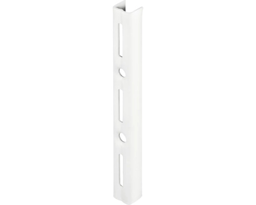 Wandrail, enkele rij, 145 mm, wit