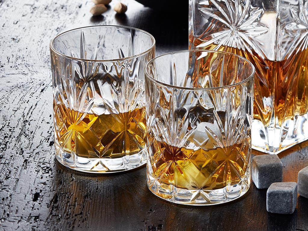 Lyngby Glas  Melodia whiskeysæt - 5 dele