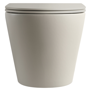 Atlantic hangend toilet Joey mat greige