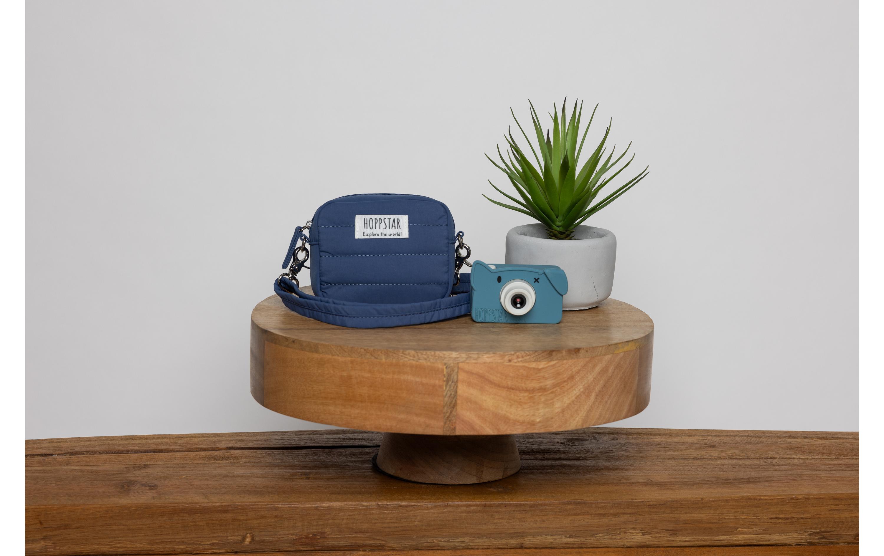 Tragetasche Hoppstar Bag Mini blossom Navy BlauStylishe Tragetasche für Ihre Hoppstar Kamera
