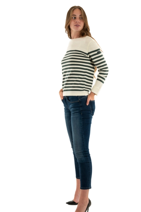 Pull hiver saint james ecrins g9 ecume/vegetal