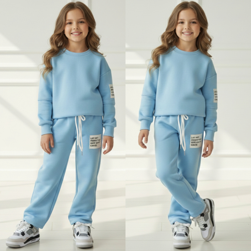 Soft Blue Comfy Set