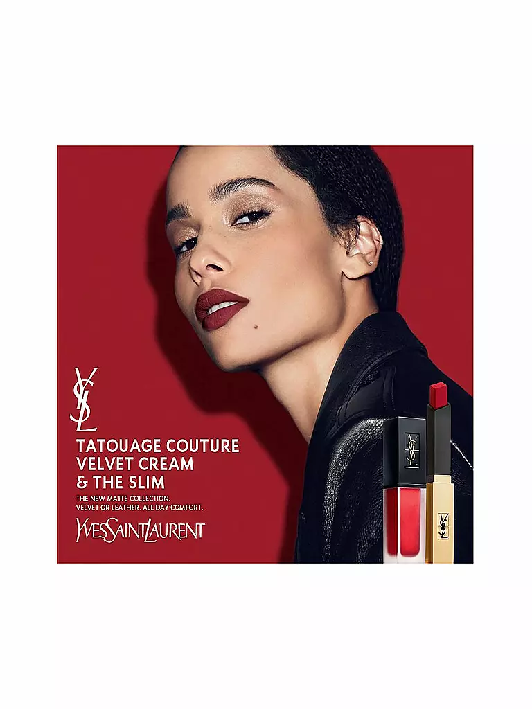 YVES SAINT LAURENT Lippenstift - Rouge Pur Couture The Slim ( 27 Conflicting Crimson ) rot