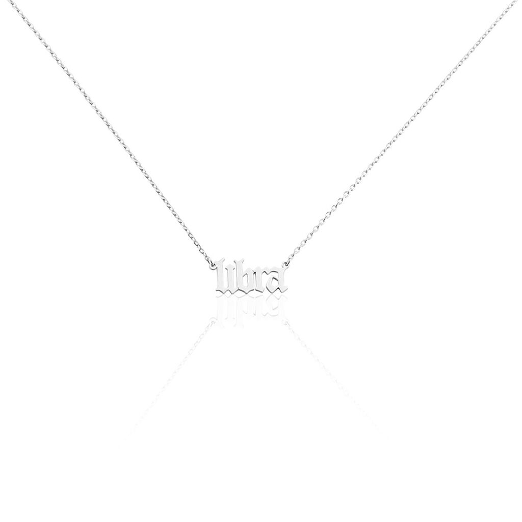 Collier Argent Blanc Astro