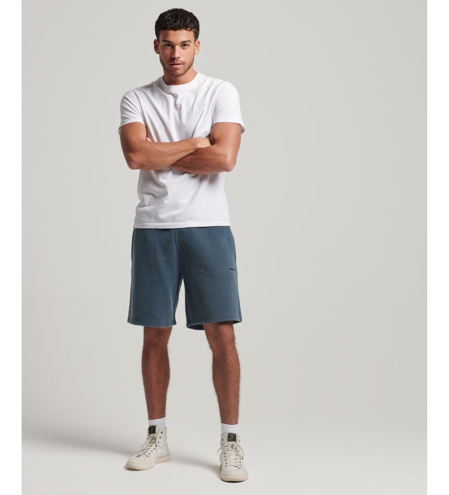 Shorts Superdry Vintage Logo Mark Azul Marinho