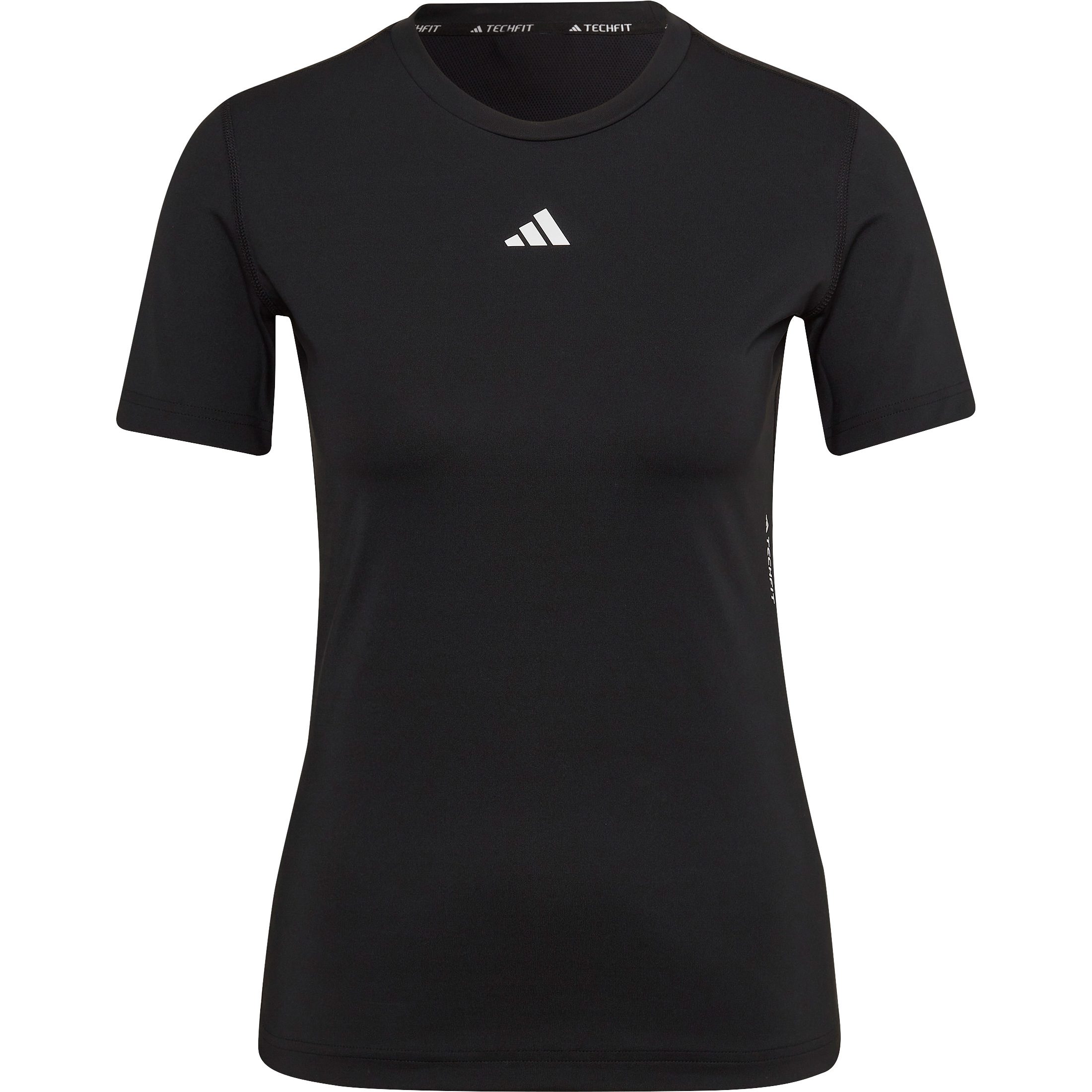 adidas Techfit Training T-Shirt Damen schwarz