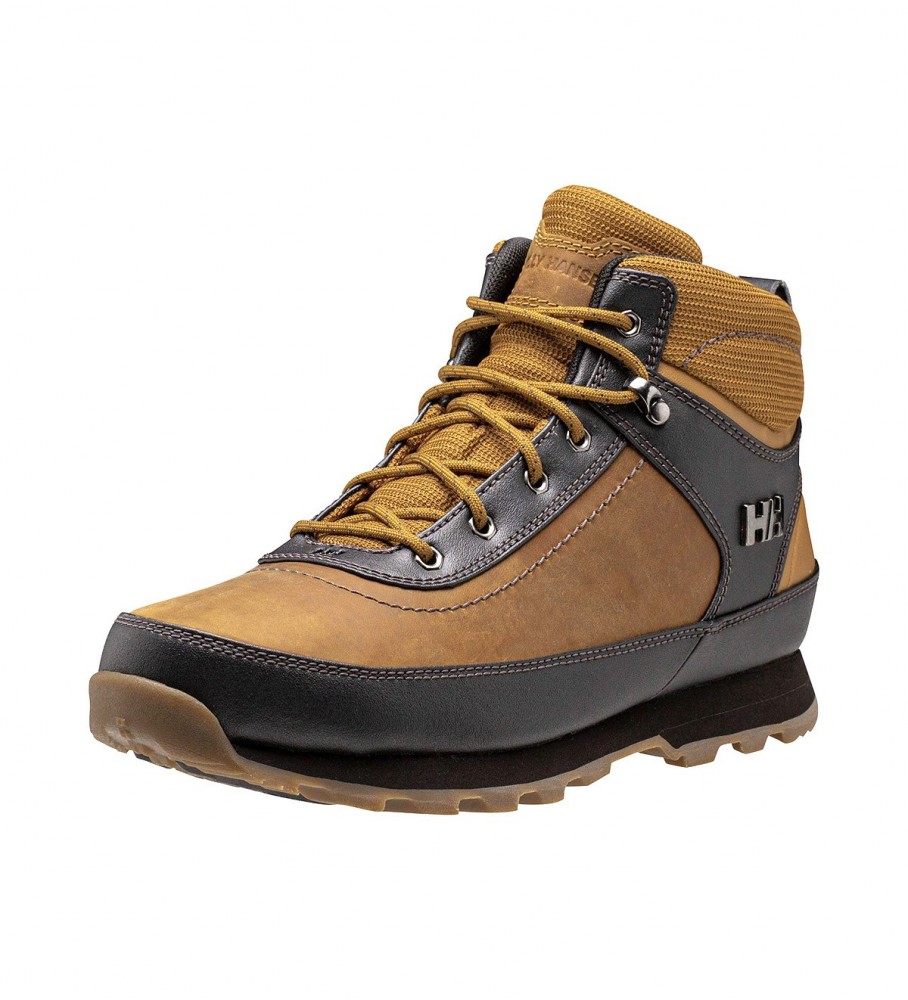 Botas Helly Hansen Calgary em couro marrom