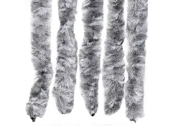 Moustiquaire blanc et gris 118x220 cm chenille