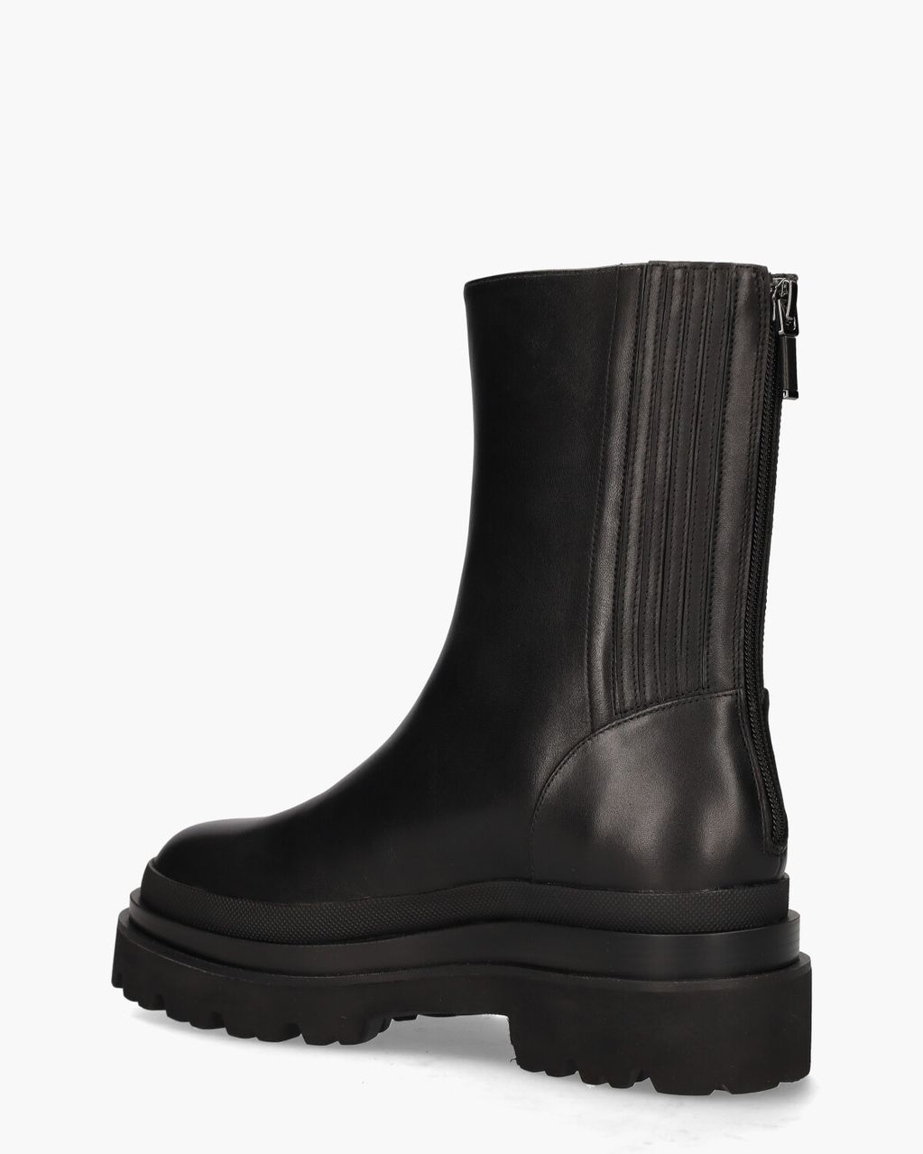 Lola Cruz Pruga Zwart Dames Enkelboots