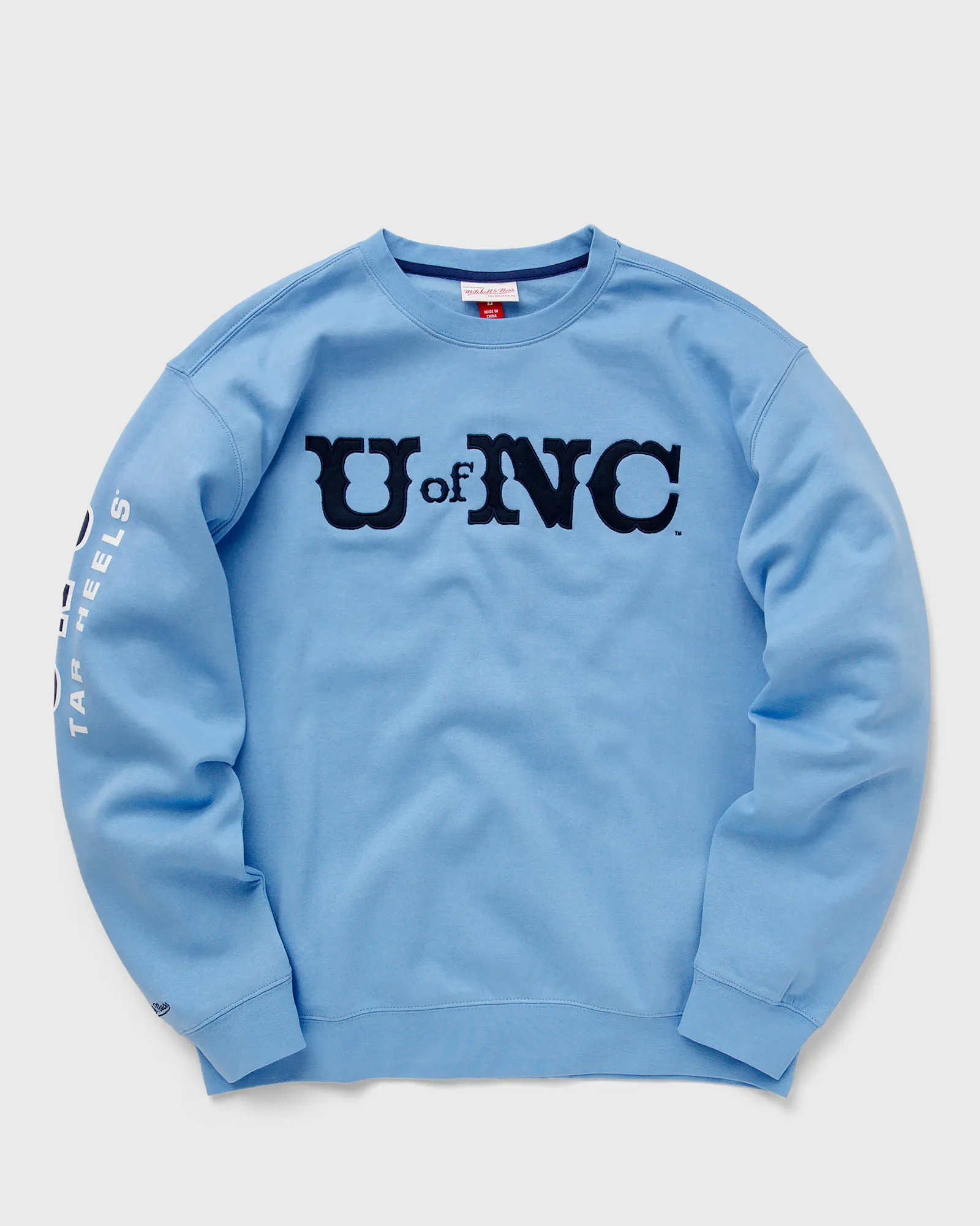 Mitchell & Ness NCAA THERE AND BACK FLEECE CREW NORTH CAROLINA