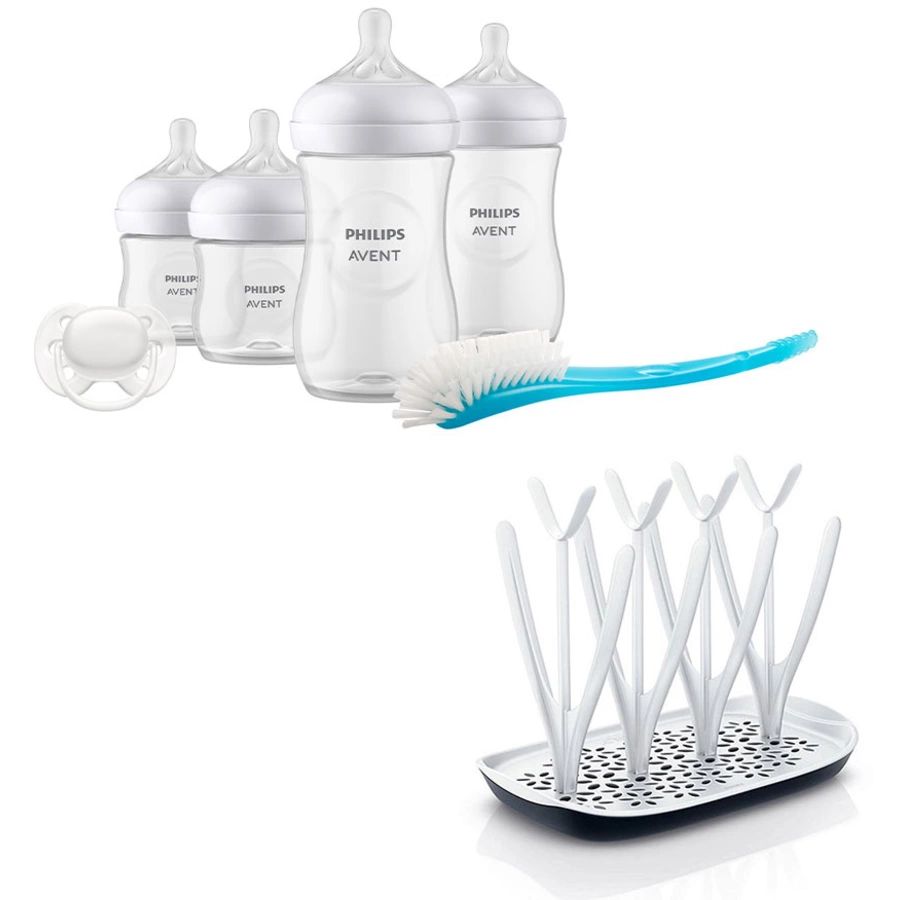 Philips Avent Startersets SCD83811 Natural Response Advanced und Trockengestell SCF14900