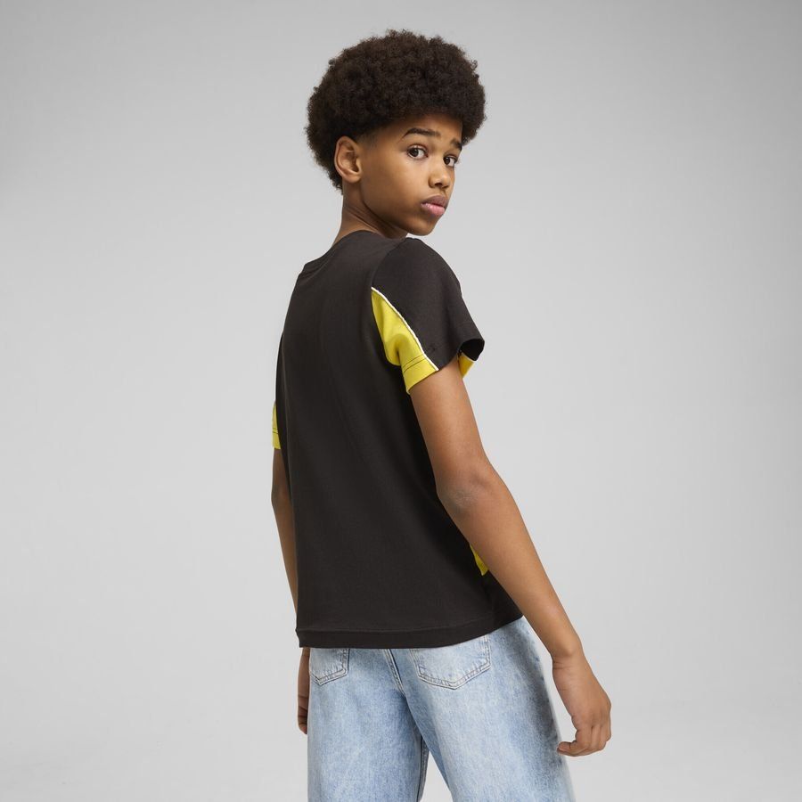 BVB ftblARCHIVE Tee Jr PUMA Black-Faster Yellow