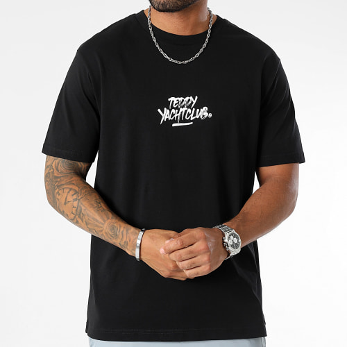 Tee Shirt Oversize Large Script Series Noir