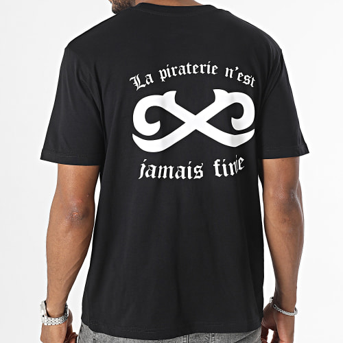 Tee Shirt Oversize Infini Noir Blanc