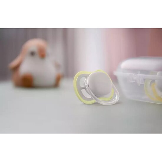 Lot de 2 sucettes Ultra Air   Beige / Gris        0 - 6 mois   de               Philips AVENT