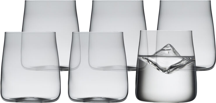 Lyngby Glas Vandglas Zero 42 cl 6 stk. Clear