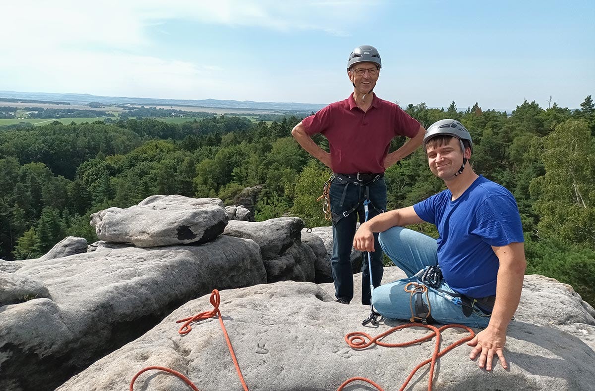 Kletter Schnupperkurs Elbsandsteingebirge Struppen