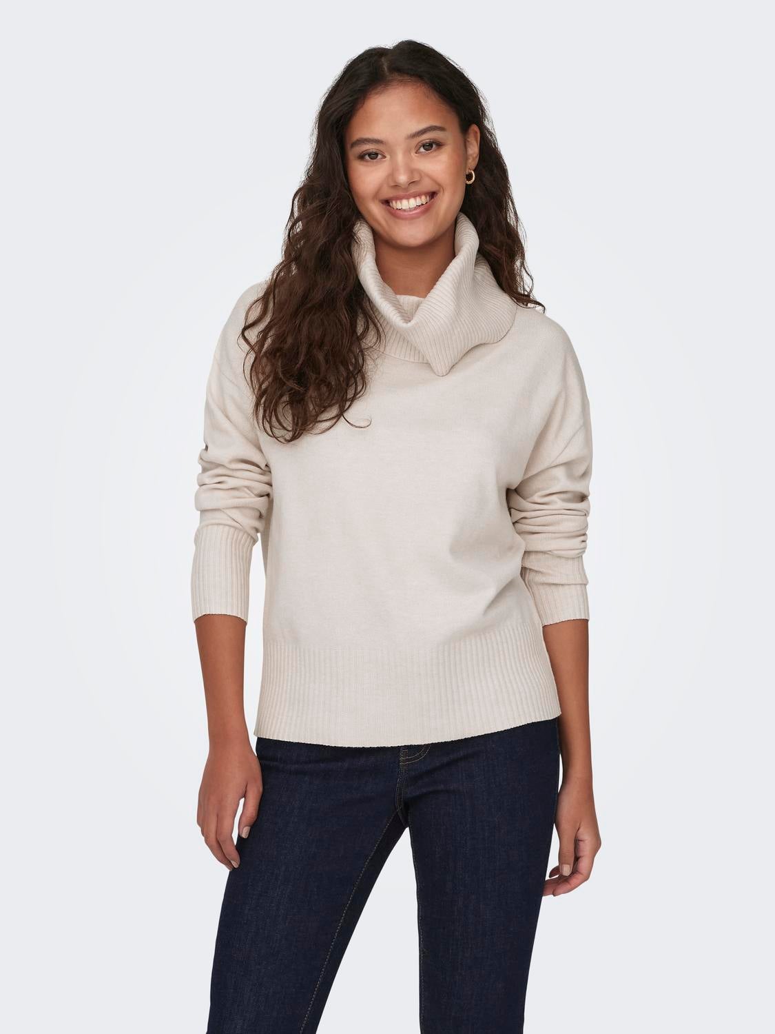 JDYPRIME Strickpullover Whitecap Gray