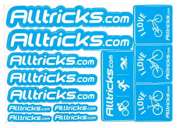 Planche de Stickers ALLTRICKS Bleu