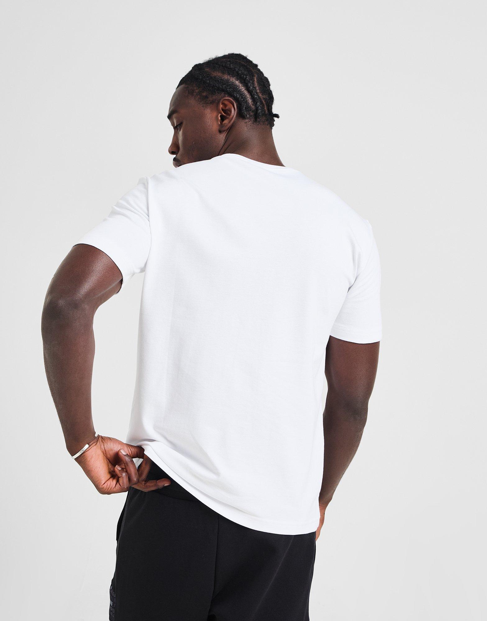 EA7 Emporio Armani T-shirt piqué 7 lignes