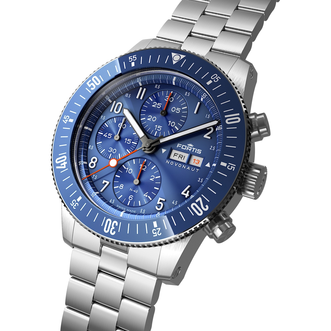 Fortis Novonaut N-42 Cobalt Blue