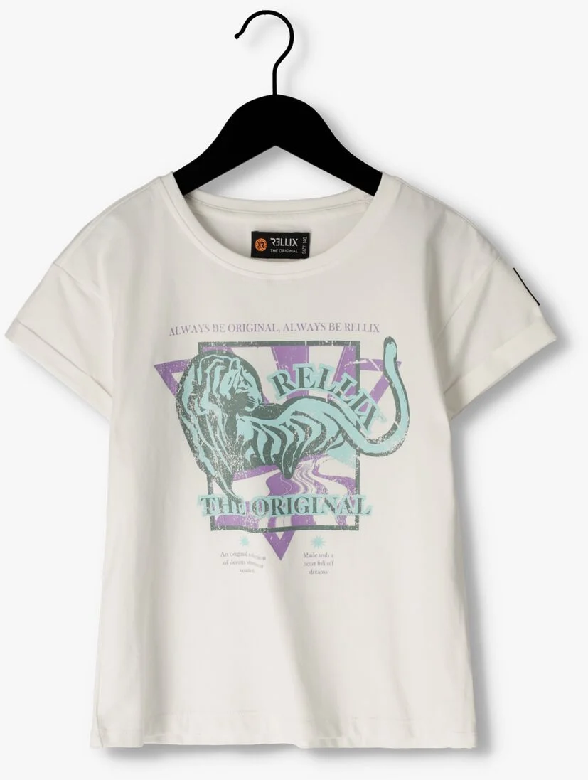 RELLIX witte rellix t-shirt t-shirt ss rellix