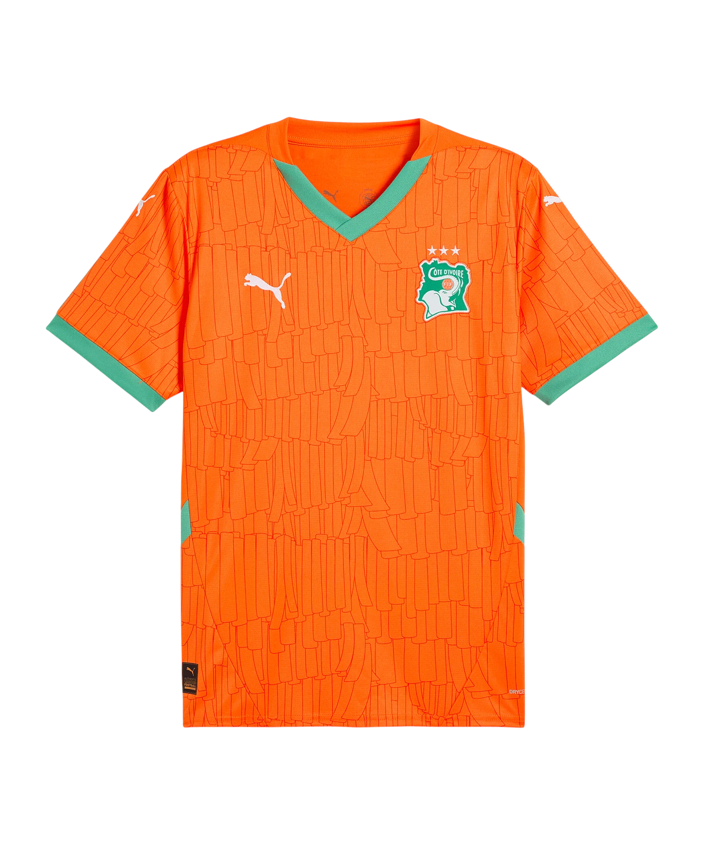 PUMA Elfenbeinküste Trikot Home 2025 Orange F01