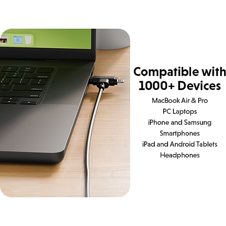 Targus USB-C hybridkabel 1,5 meter - hvid