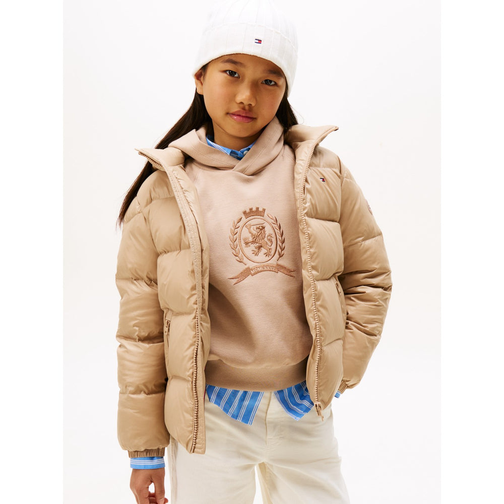Køb Tommy Hilfiger Malted Milk Essential Down Jakke