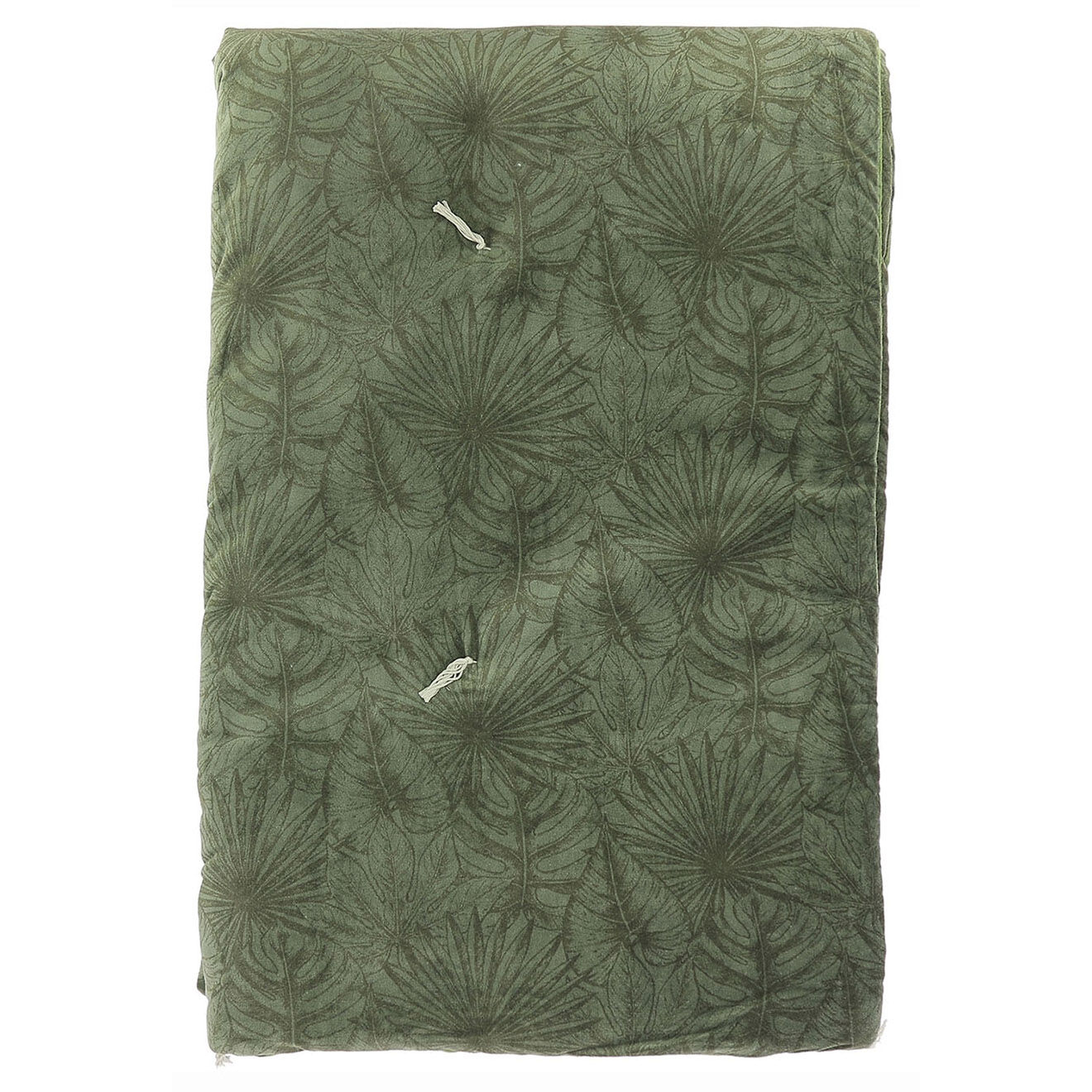 En Fil d'Indienne Plaid Goa olive - 140x220 cm