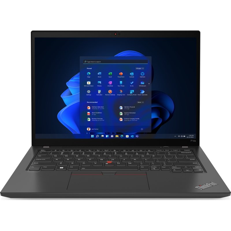Lenovo ThinkPad P14s Gen 4 (Intel) Intel® Core™ i5 i5-1340P Station de travail mobile 35,6 cm (14