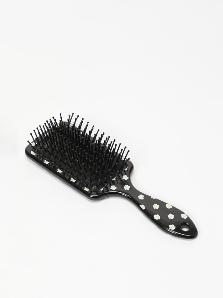 Escova de cabelo com flor - Vários modelos