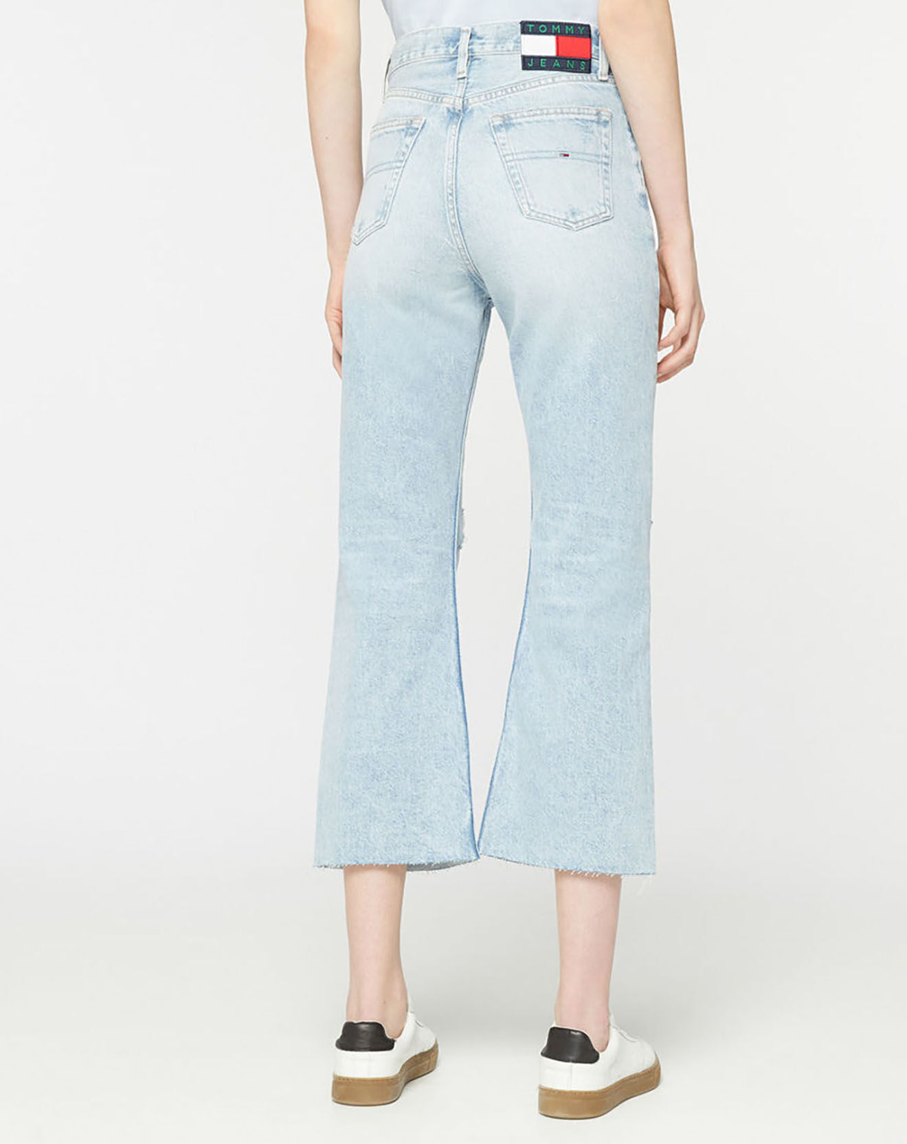 Tommy Jeans Jean flare 7/8 harper hr ank bleu délavé