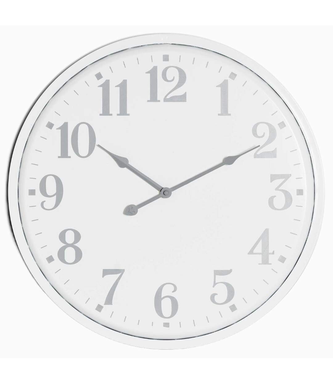 Hill Interiors - Horloge murale AUBREY (Blanc) (49 cm x 4 cm x 49 cm) - UTHI4512