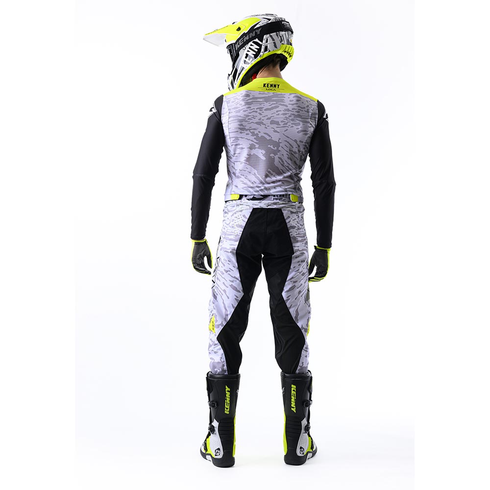 Kenny - Pantalon Performance Stone Blanc / Noir / Jaune