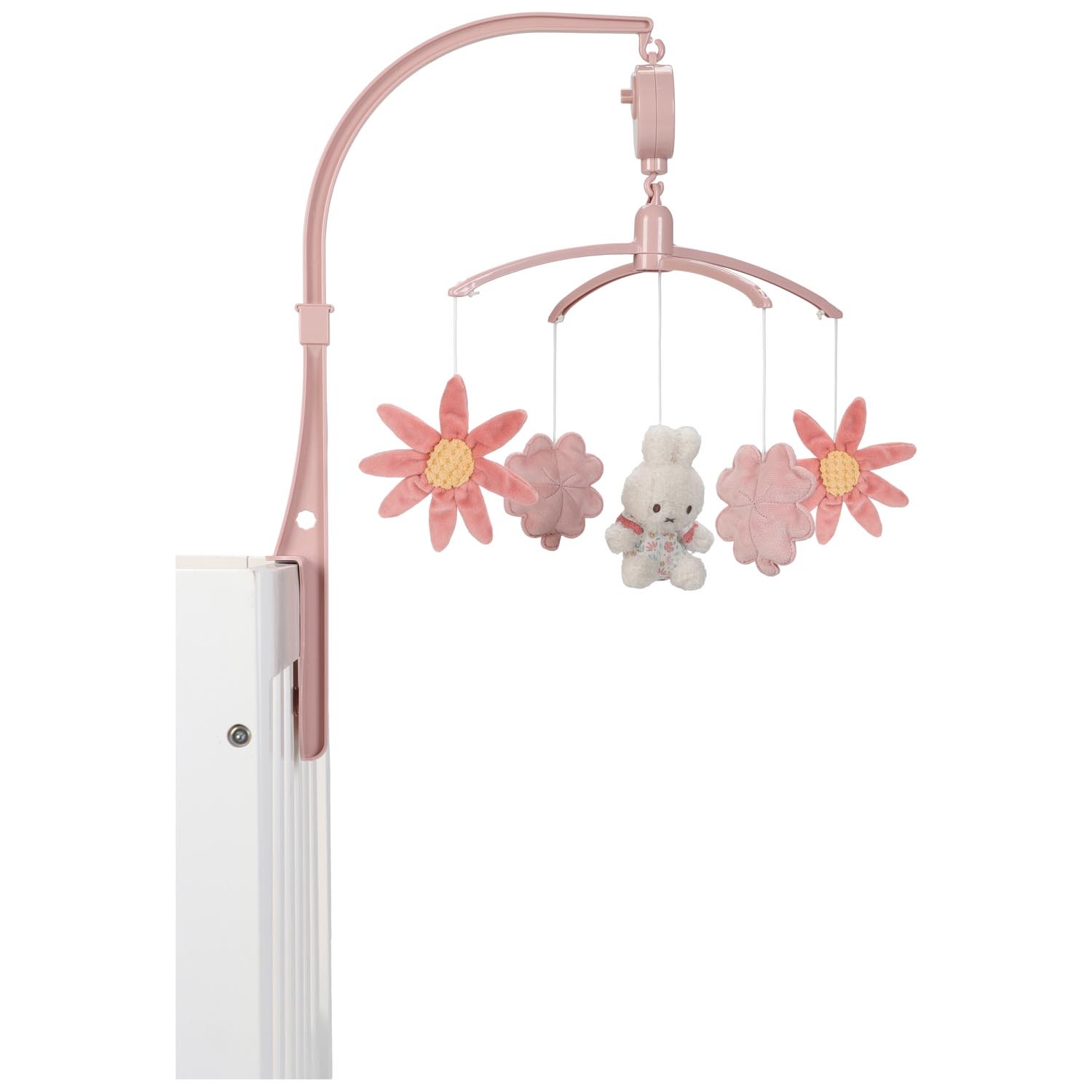 Nijntje x Little Dutch muziekmobiel Lucky Blossom roze - shop nu - Prénatal
