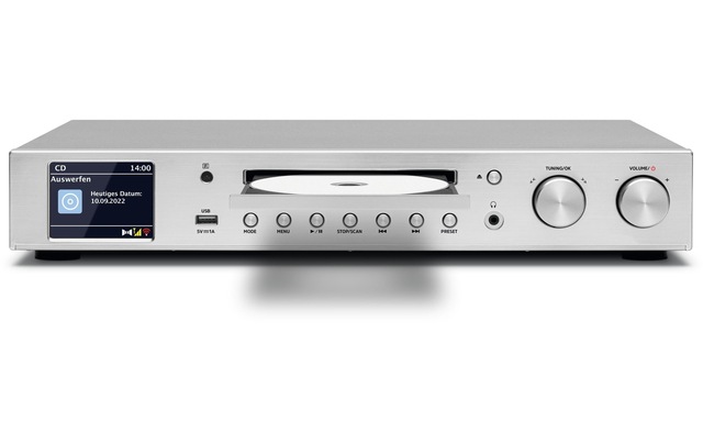 TechniSat Digitalradio (DAB+) »DigitRadio 143 CD V3« ( Digitalradio (DAB+) | FM-Tuner | Internetradio )