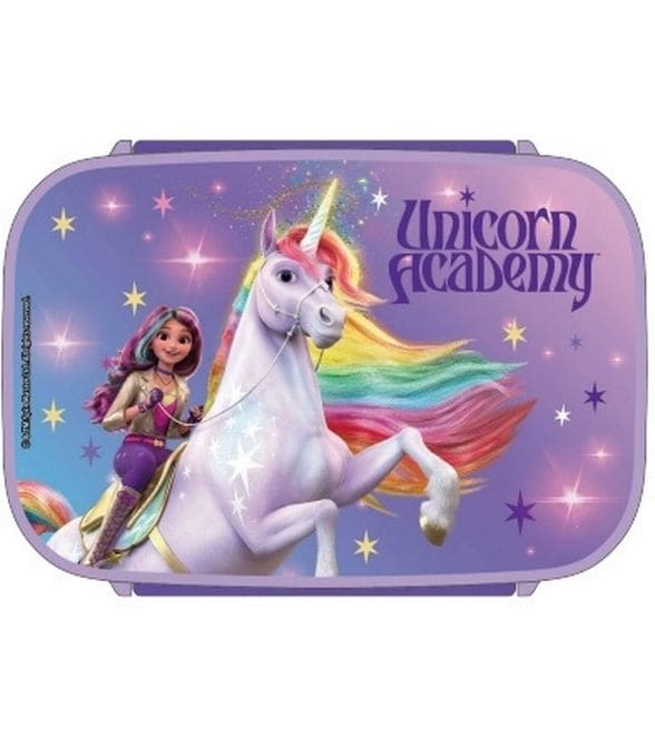 Scooli Lunchbox Unicorn Academy Mehrfarbig/Violett Brotzeitdose