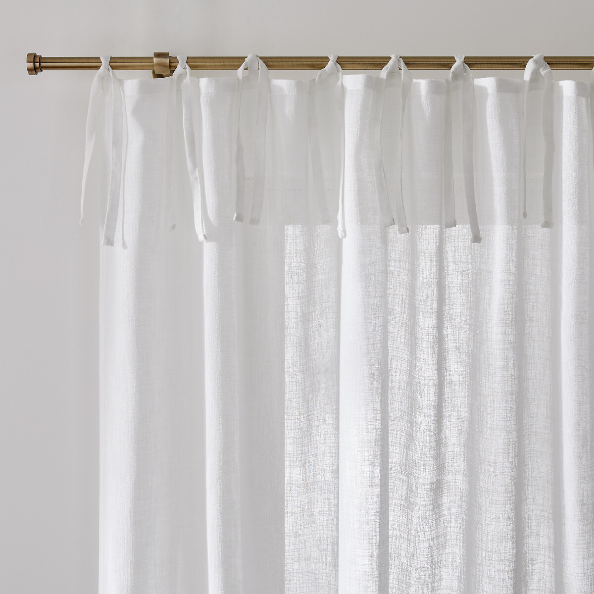 LA REDOUTE INTERIEURS<br>Cortina de vidro com laços, Nyong