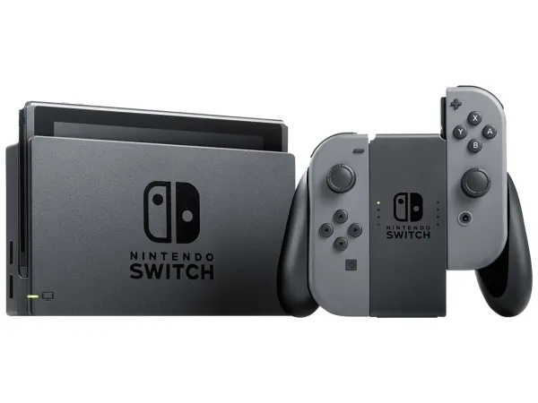 Nintendo Switch - Spilkonsol - Full HD - grå, sort