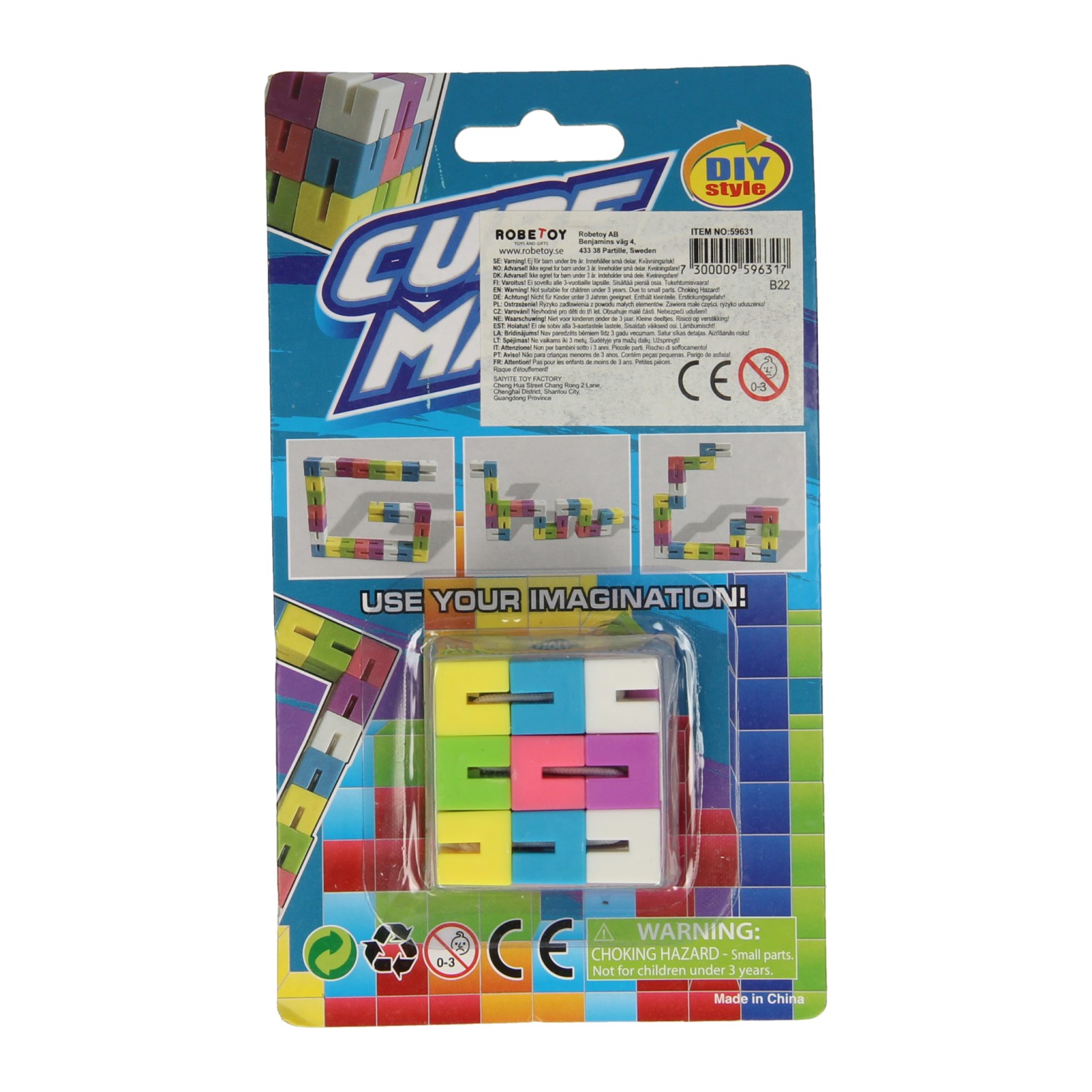 Houten Schakelpuzzel Kleur