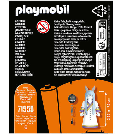 Playmobil Naruto - Kaguya - 71559 - 6 Dele